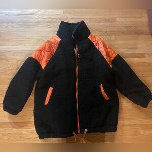 Kids Black and Orange Jacket